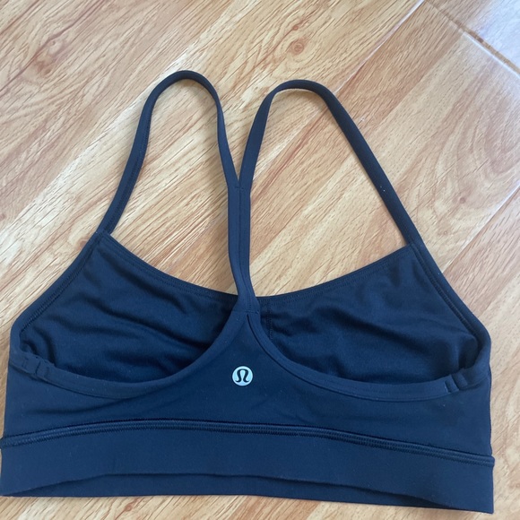 Lululemon Flow Y Bra Black size 6 Nulu - Picture 5 of 10